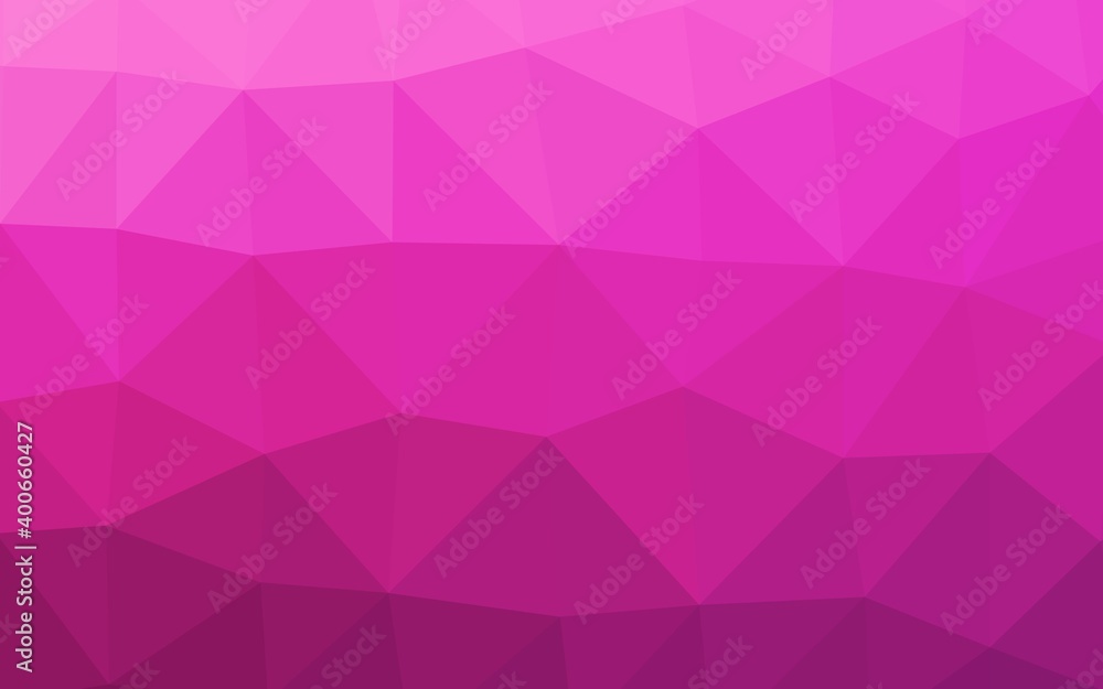 Light Pink vector abstract polygonal texture. Light Pink vector abstract polygonal texture.