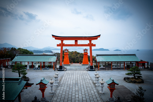 Fukutoku Inari Shrine in Shimonoseki City, Yamaguchi Prefecture photo