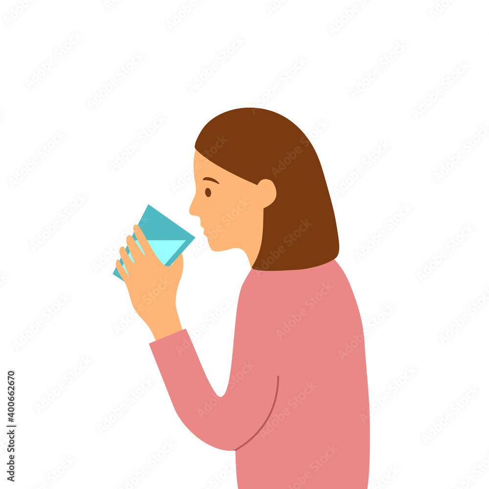 Woman holding a glass of water. Female drinking mineral water. Healthcare. She thirsty. Drink more water. Woman holding a glass of water. Female drinking mineral water. Healthcare. She thirsty. Drink more water.