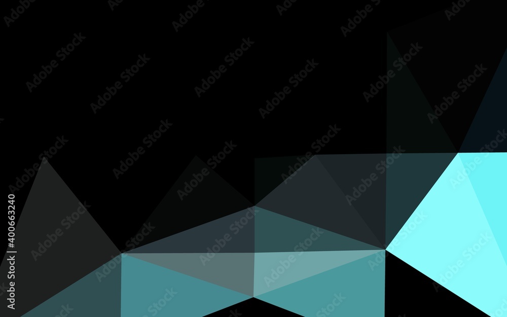Light BLUE vector polygon abstract layout. Light BLUE vector polygon abstract layout.
