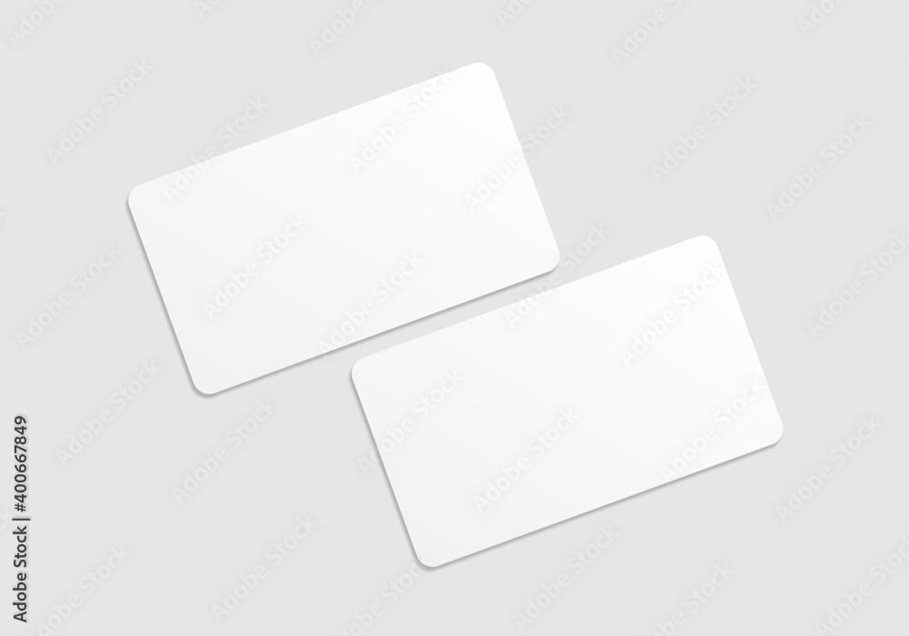 realistic blank business card mockup realistic blank business card mockup