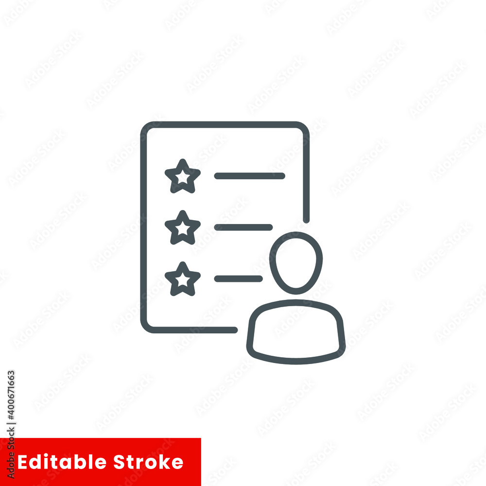 customer review icon, quality rating, feedback, three stars line symbol on white background - editable stroke vector illustration eps10 customer review icon, quality rating, feedback, three stars line symbol on white background - editable stroke vector illustration eps10