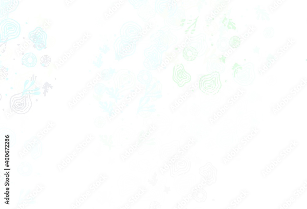 Light Blue, Yellow vector texture with abstract forms. Light Blue, Yellow vector texture with abstract forms.