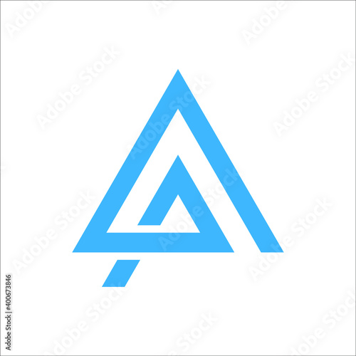 letter AP logo