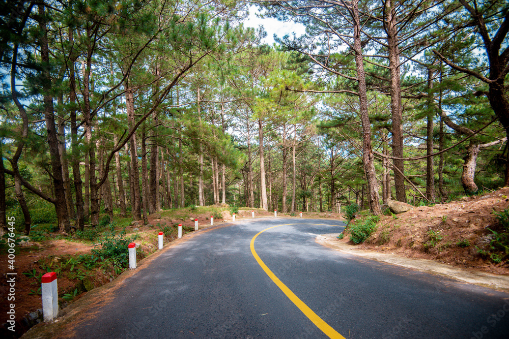 road to the top of langbiang mountain road to the top of langbiang mountain
