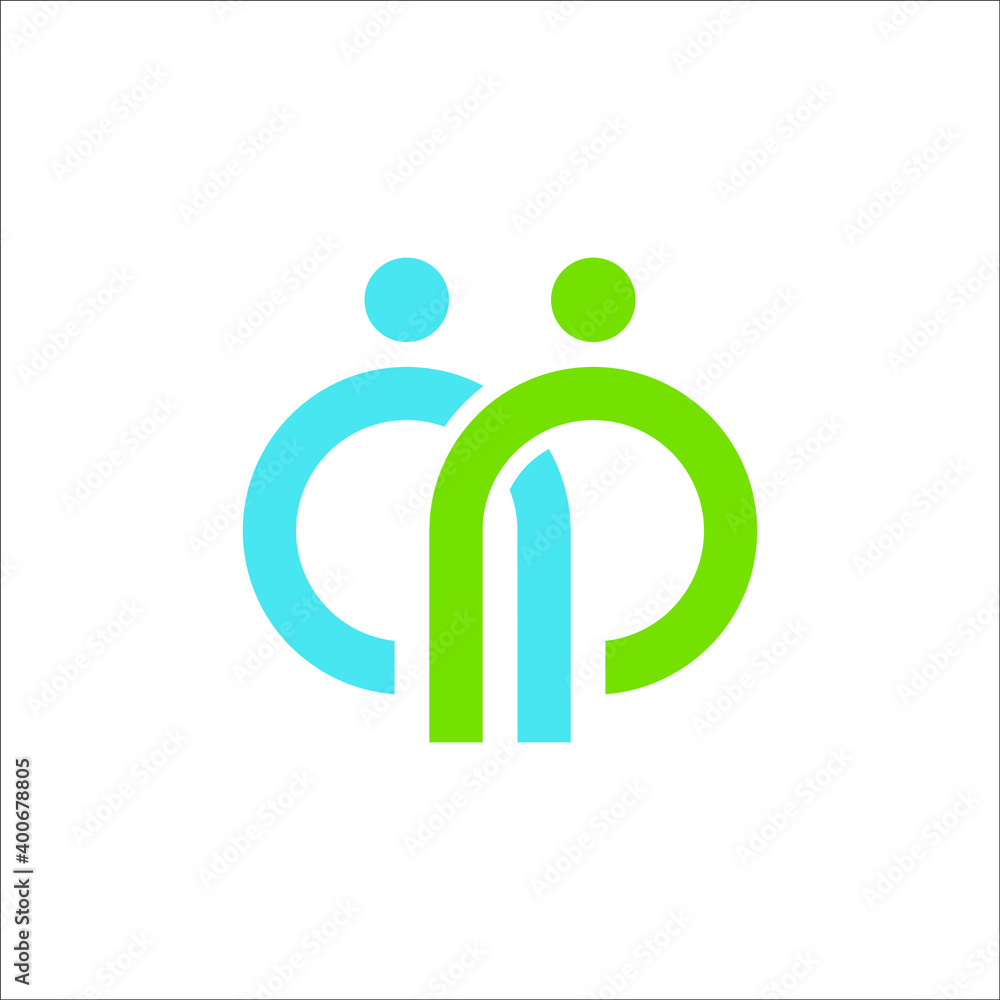 PP People logo design PP People logo design