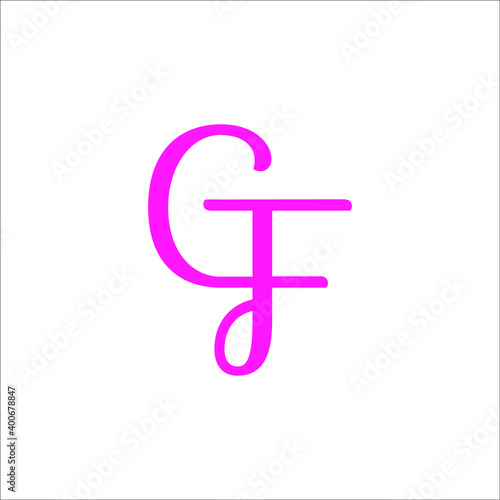 letter GF logo