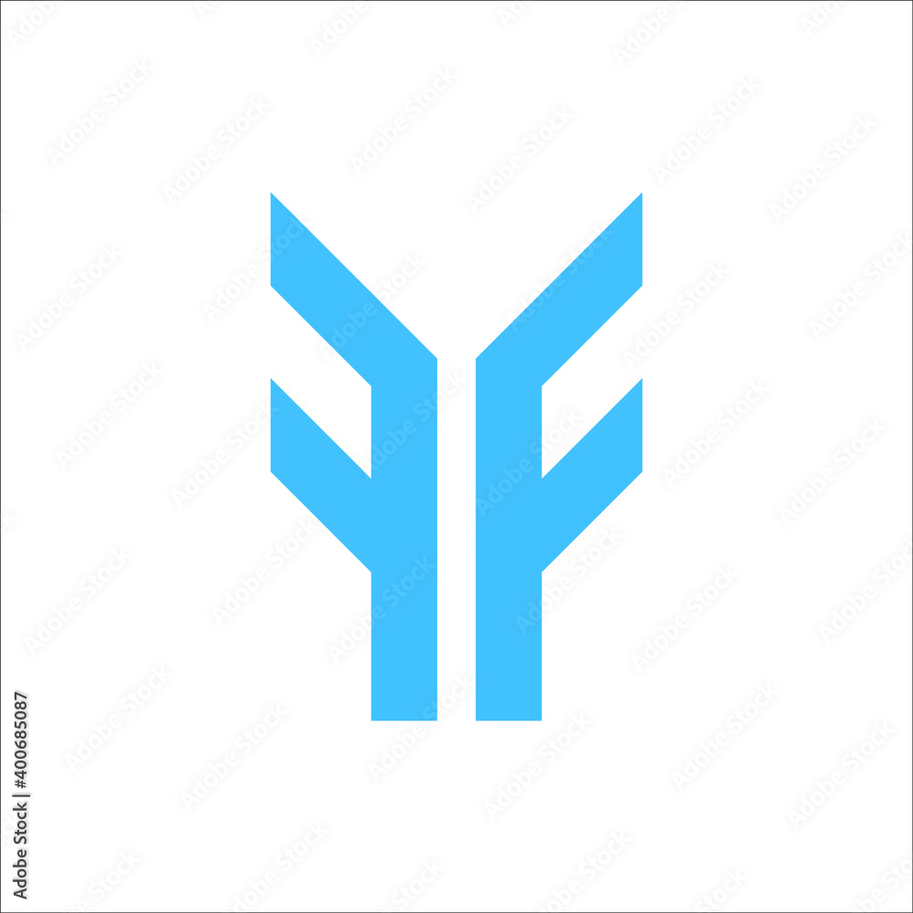 letter FF logo letter FF logo