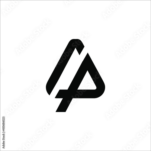 letter AP logo