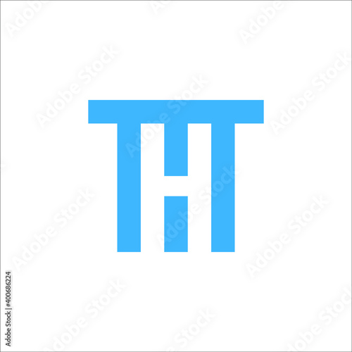 letter TH logo