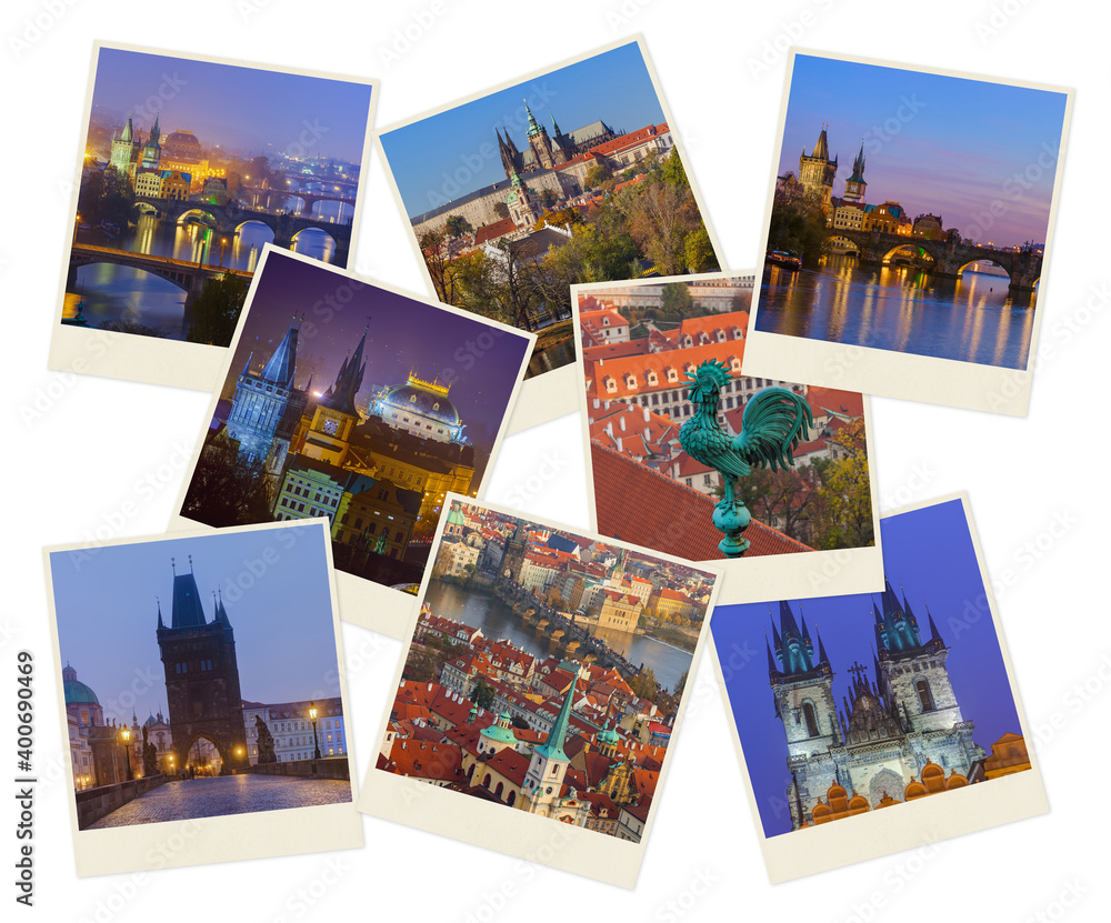 Collage of Prague in Czech republic images (my photos)