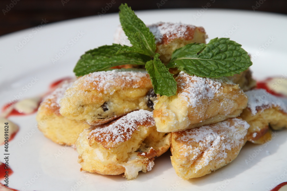 Austrian shredded pancake Austrian shredded pancake