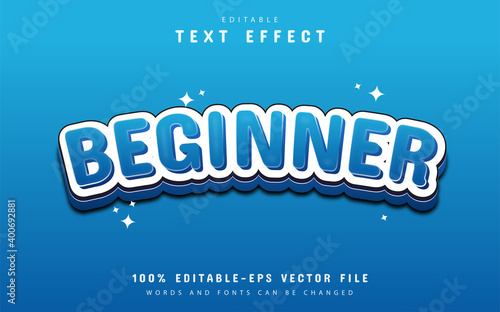 Editable text effect - beginner
