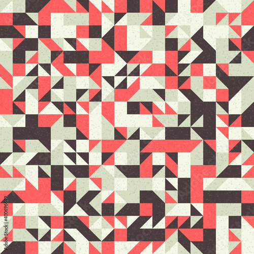 Abstract Geometric Pattern generative computational art illustration