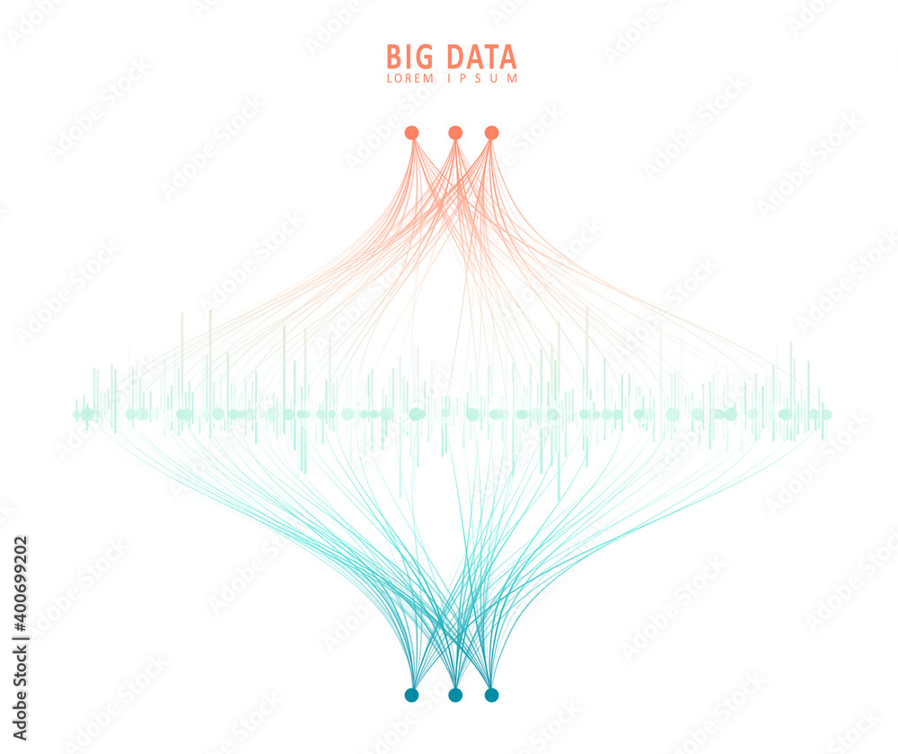Abstract infographics visualization Abstract infographics visualization