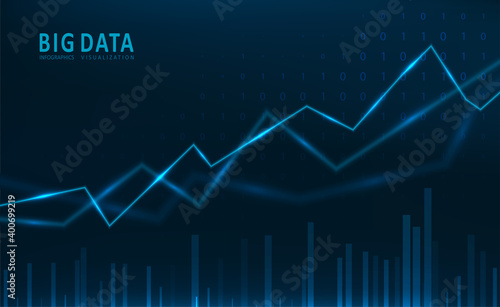 Abstract infographics visualization