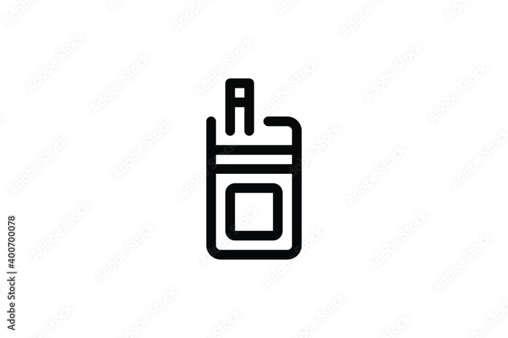 Supermarket Outline Icon - Cigarettes Supermarket Outline Icon - Cigarettes