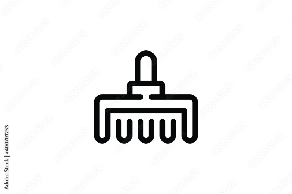 Supermarket Outline Icon - Scratching Corn Supermarket Outline Icon - Scratching Corn