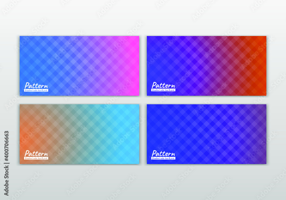 Fototapeta premium Pattern colorful collection