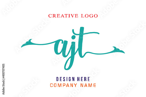 AJT lettering logo is simple, easy to understand and authoritative