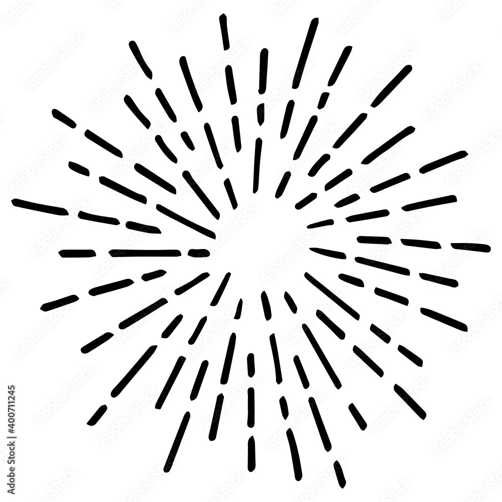 Starburst, sunburst element. Vector illustration Starburst, sunburst element. Vector illustration
