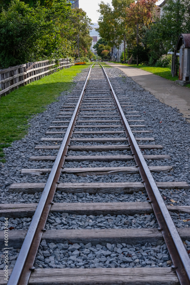 Obraz premium 北海道小樽の手宮線跡