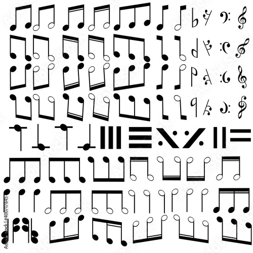 mega set of musical symbols