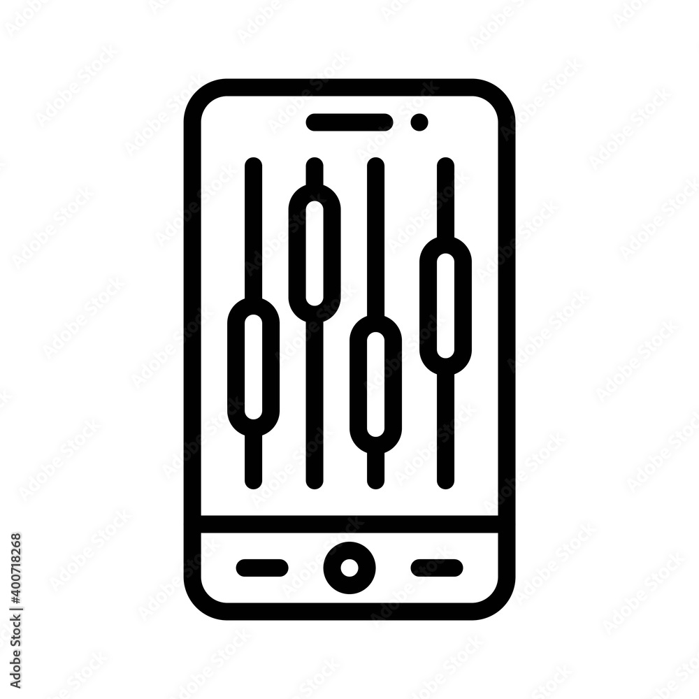 Control and setting icon, Mobile application vector illustration Control and setting icon, Mobile application vector illustration