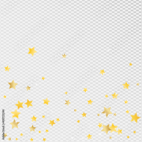 Yellow Graphic Stars Vector Transparent