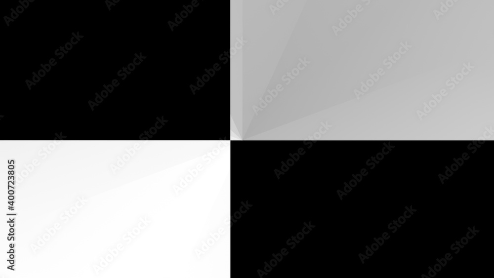 Obraz premium large black and white squares