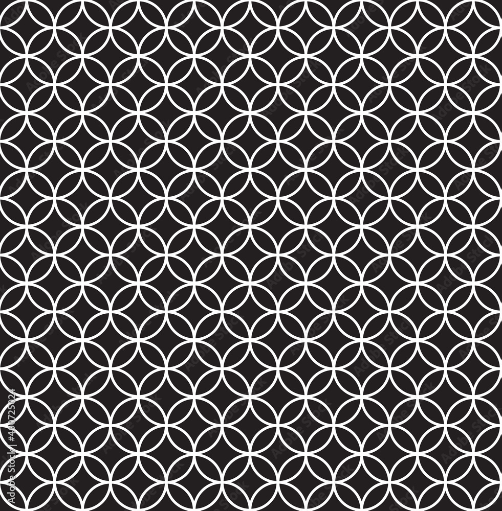 Black and white pattern geometric abstract graphic