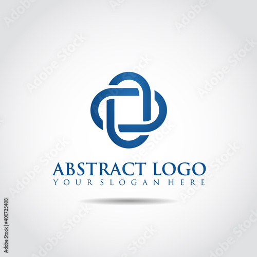 Abstract Chain Logo Template. Vector Illustrator Eps.10