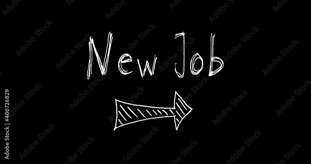 Direction Way to New Job versus Old Job contrast concept. 4k footage with alpha transparency channel isolated on black background. Direction Way to New Job versus Old Job contrast concept. 4k footage with alpha transparency channel isolated on black background.