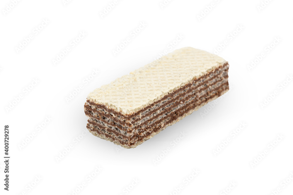 Chocolate Wafer isolated on white background Chocolate Wafer isolated on white background