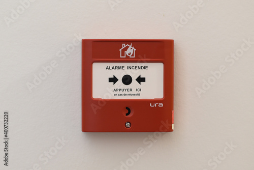 Illustration alarme incendie