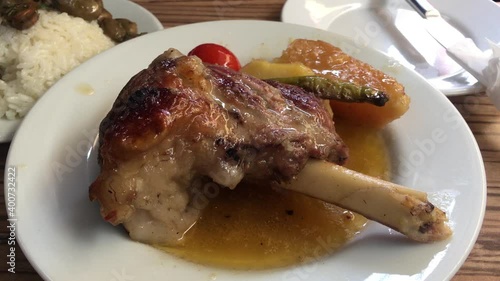 lamb chops with potatoes
