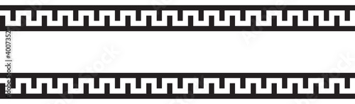 Seamless Greek Ornament black and white decoration