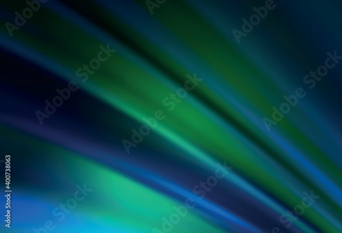 Dark Blue, Green vector blurred bright pattern.
