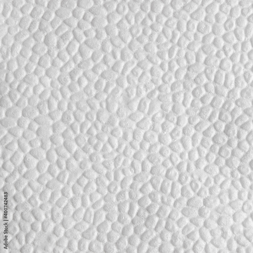 Fototapeta premium White napkin texture close up baqckground. Paper pattern