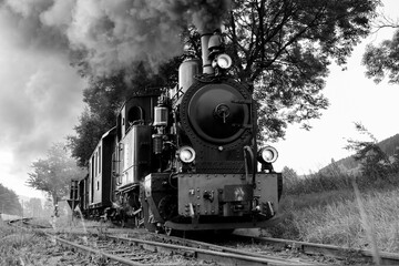 Keuken achterwand Voor hem Stoomlocomotief in Sauerland landschap  © ON-Photography
