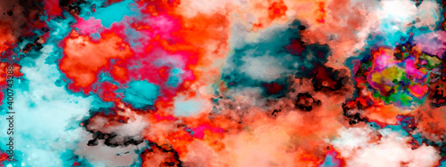 abstract colorful background bg texture wallpaper art cloud clouds sky water aqua explosion splash © Ravenzcore