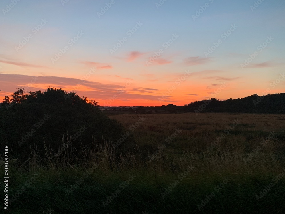 Obraz premium sunset in the mountains