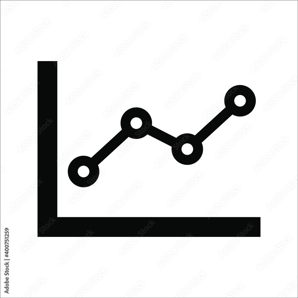 graph icon. simple outline graph vector icon. on white background. graph icon. simple outline graph vector icon. on white background.