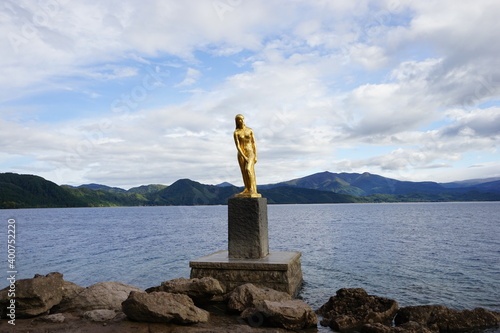 The Statue of Tatsuko at Lake Tazawa - 田沢湖 たつこ像 秋田県 仙北市	 photo