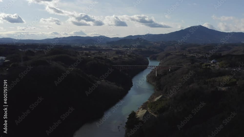 岐阜県 中津川 苗木城跡 ドローン空撮 岐阜県 中津川 苗木城跡 ドローン空撮