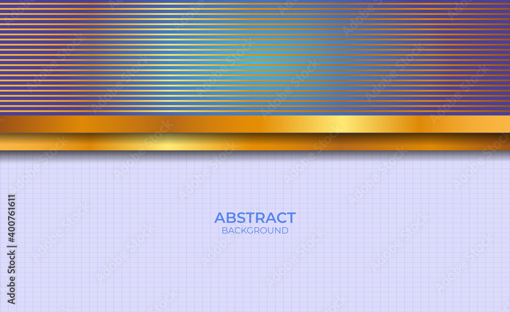 Background Abstract Blue And Gold Design