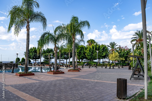 Принти на полотні Alanya, Turkey - October 22, 2020: Abdurrahman Alaettinoglu park in Alanya