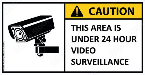 Caution This area has 24 hour video recording.