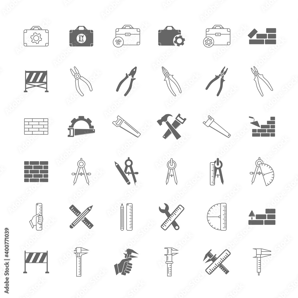 Set of Technical icon vector, Engineering simple icon template, Creative Setting icon design, Illustration Set of Technical icon vector, Engineering simple icon template, Creative Setting icon design, Illustration