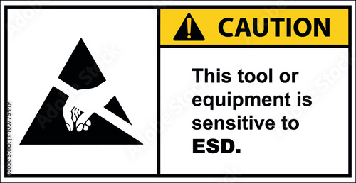 Caution This tool or equipment is sensitive to ESD.